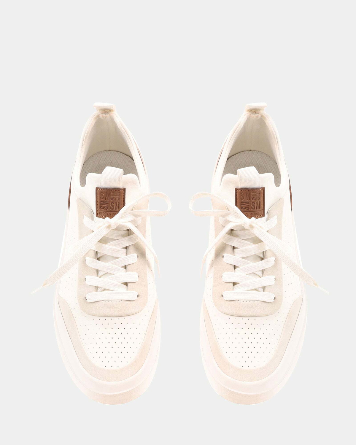 Steve Madden Octavio Sneakers in White Nubuck