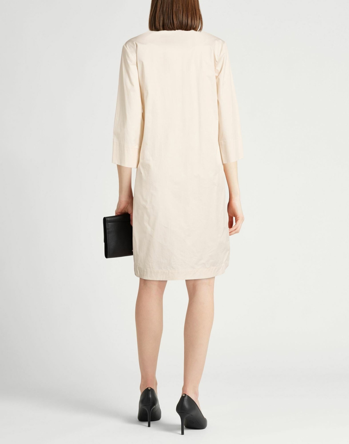 Peserico Womens Midi dress Cream