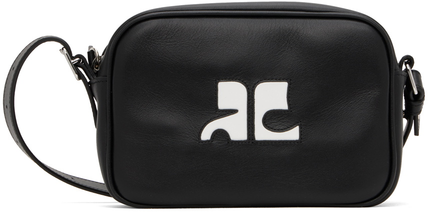 Courrèges Black Reedition Camera Bag
