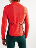 Café du Cycliste - Marguerite Knitted Cycling Jersey - Orange