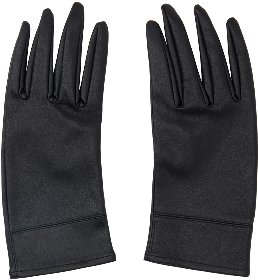 Subtle Le Nguyen Black Short Gloves