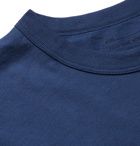 Save Khaki United - New Balance Logo-Print Supima Cotton-Jersey T-Shirt - Blue
