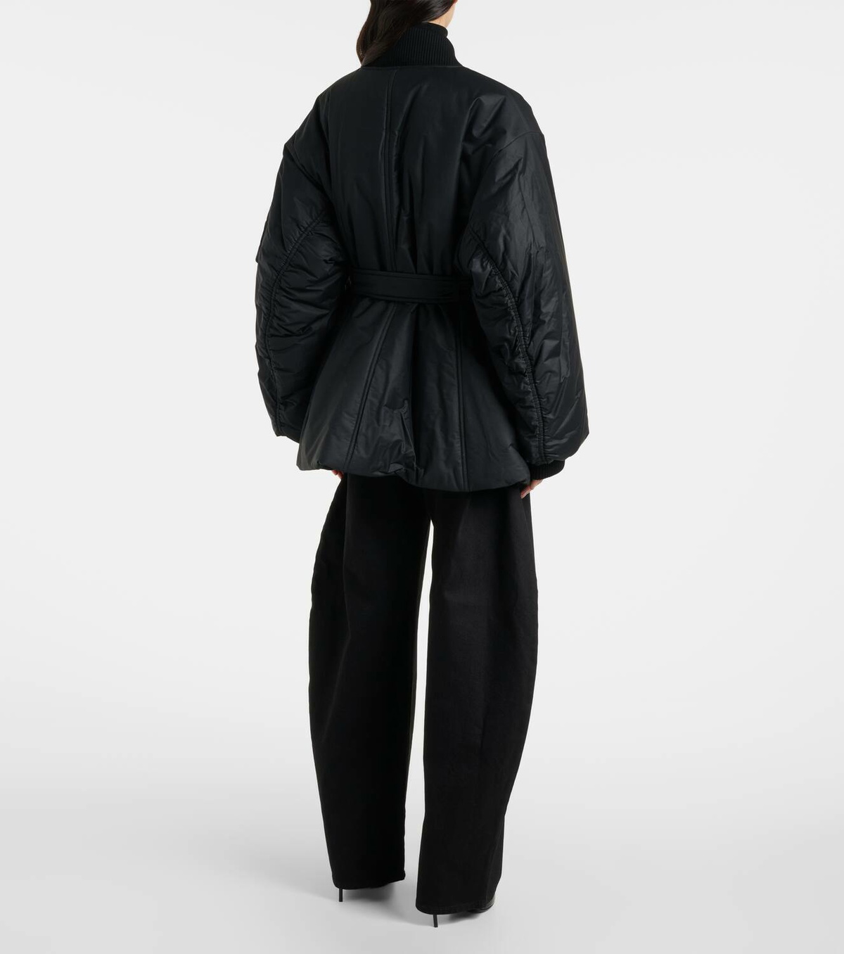【ALAIA】Belted cotton-blend ジャケット Alaïa Belted cotton-blend jacket ALAÏA