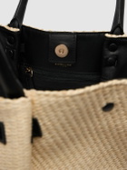 DEMELLIER Midi New York Raffia Tote Bag