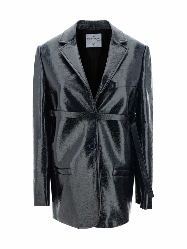 Photo: Courrèges Vinyl Blazer Jacket
