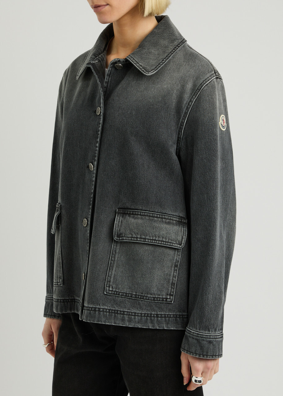 Moncler Faded Denim Jacket