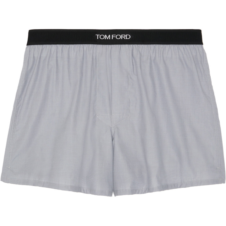 Photo: TOM FORD Gray Cotton Boxers