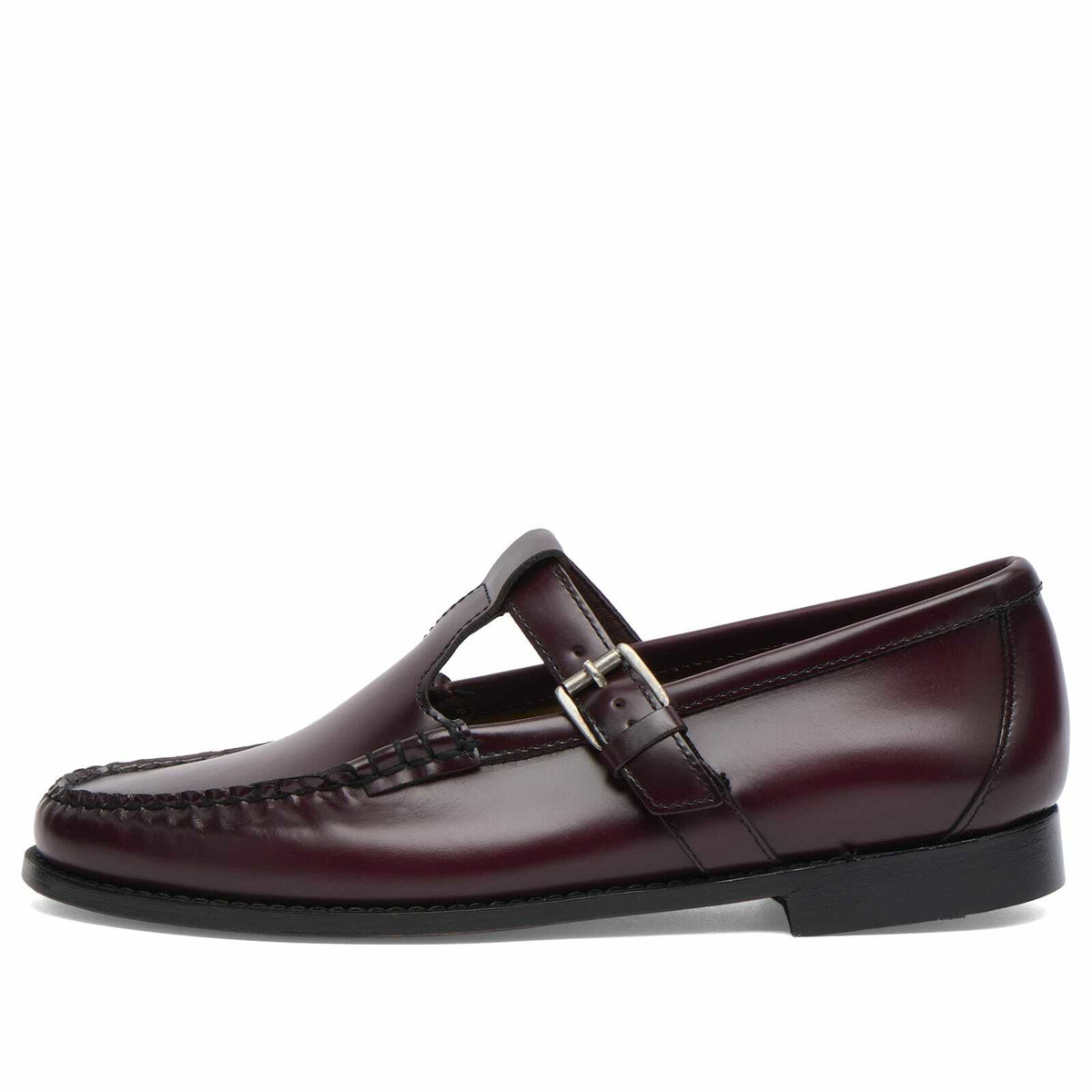 Bass Weejuns Women's Mary Jane Loafers in Wine Leather