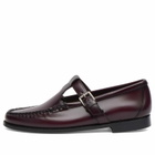 Bass Weejuns Women's Mary Jane Loafers in Wine Leather