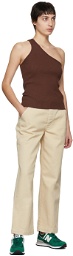 LACAUSA Beige Aiden Trousers