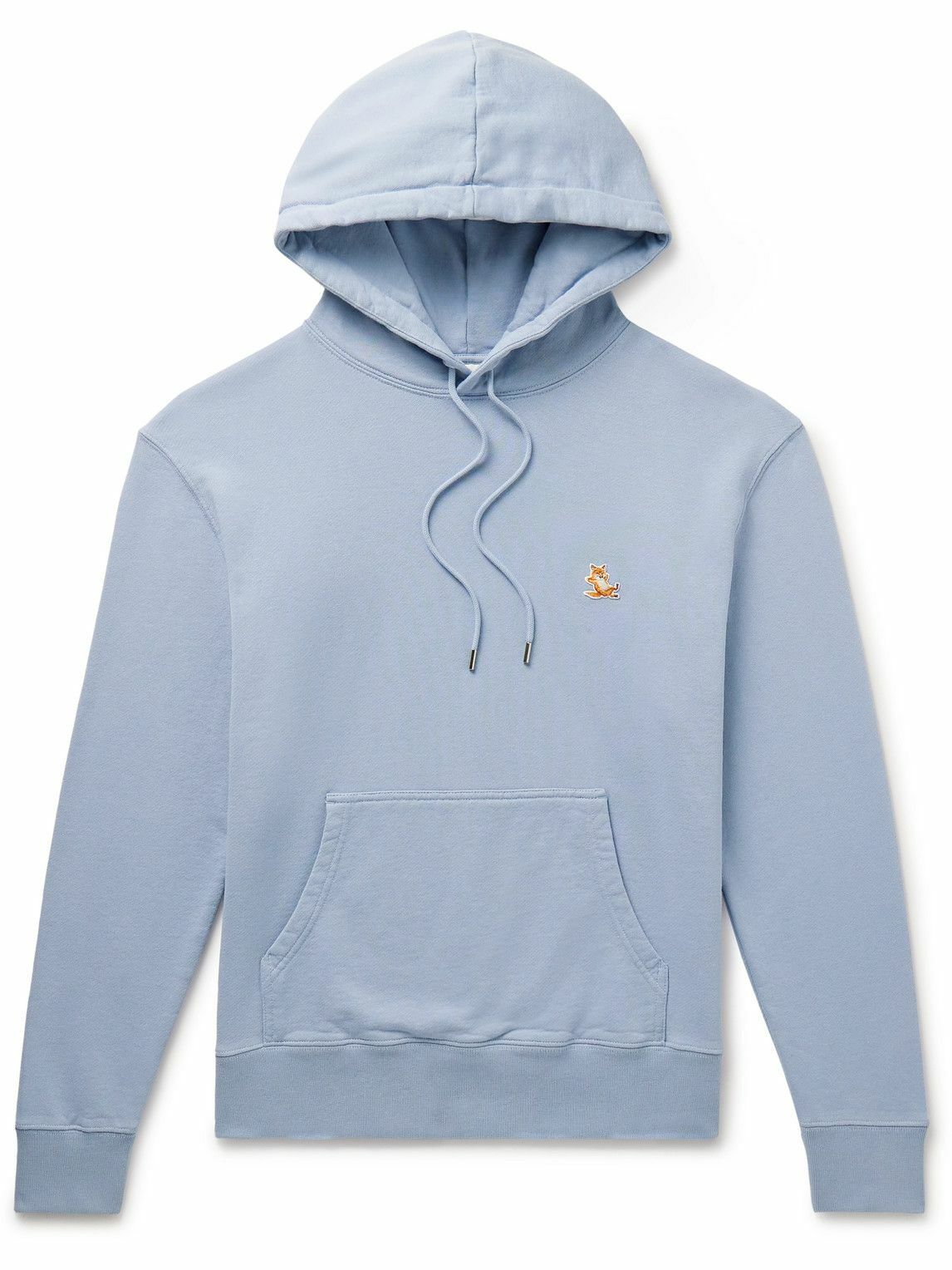 Maison Kitsuné - Chillax Fox Slim-Fit Logo-Appliquéd Cotton-Jersey 