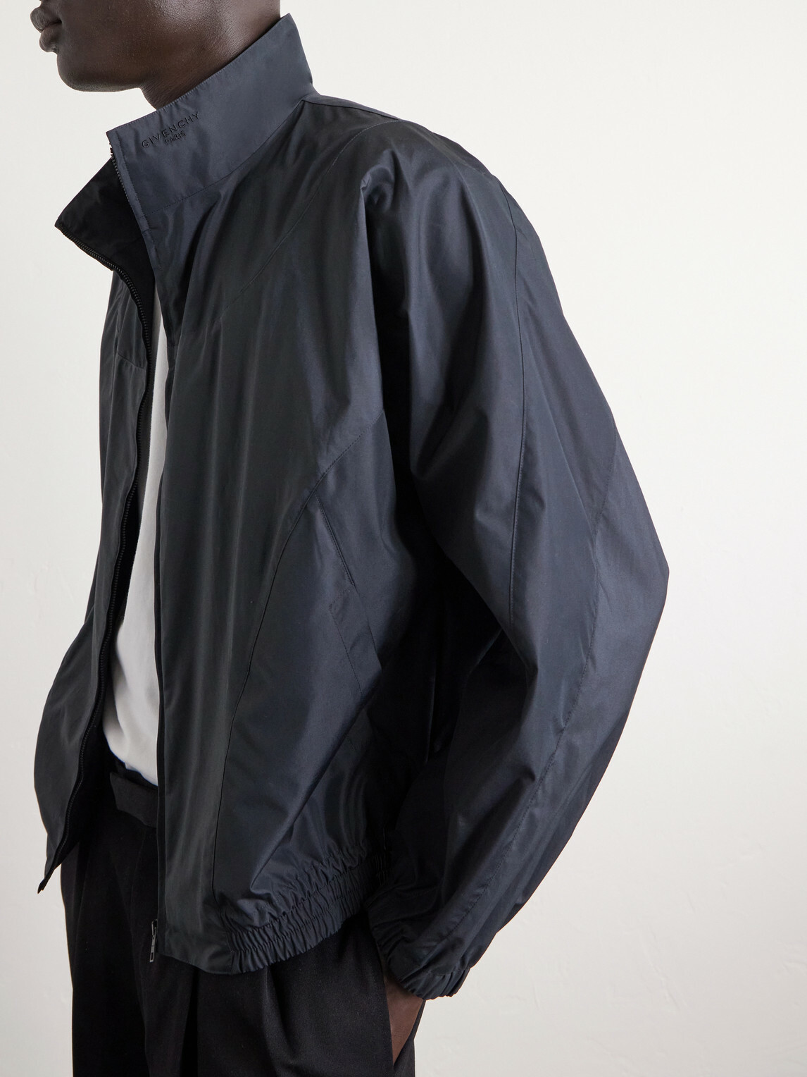 Givenchy - Cotton-Blend Shell Blouson Jacket - Black
