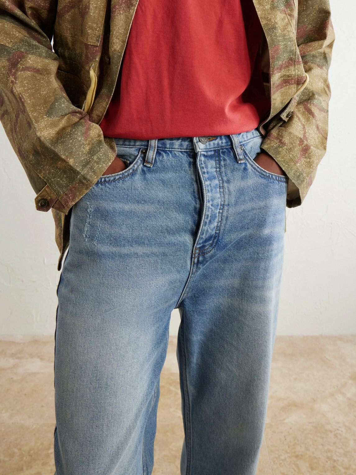 MANAAKI - Keni Straight-Leg Jeans - Blue