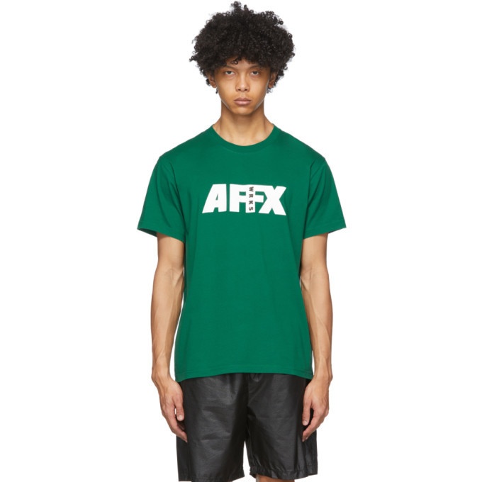 Photo: Affix Green Workwear Logo T-Shirt