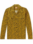 KENZO - Hana Camp-Collar Floral-Print Crepe Shirt - Yellow