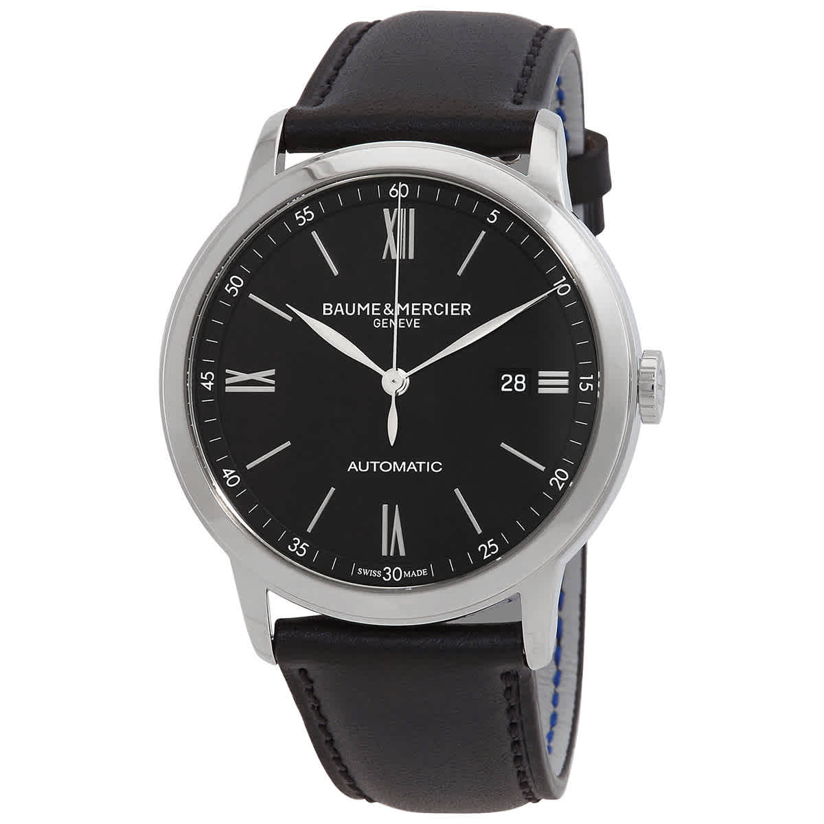 Baume et Mercier Classima Automatic Black Dial Mens Watch M0A10453