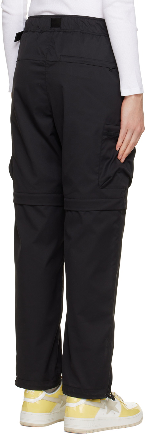 BAPE Black Detachable Relaxed Trousers