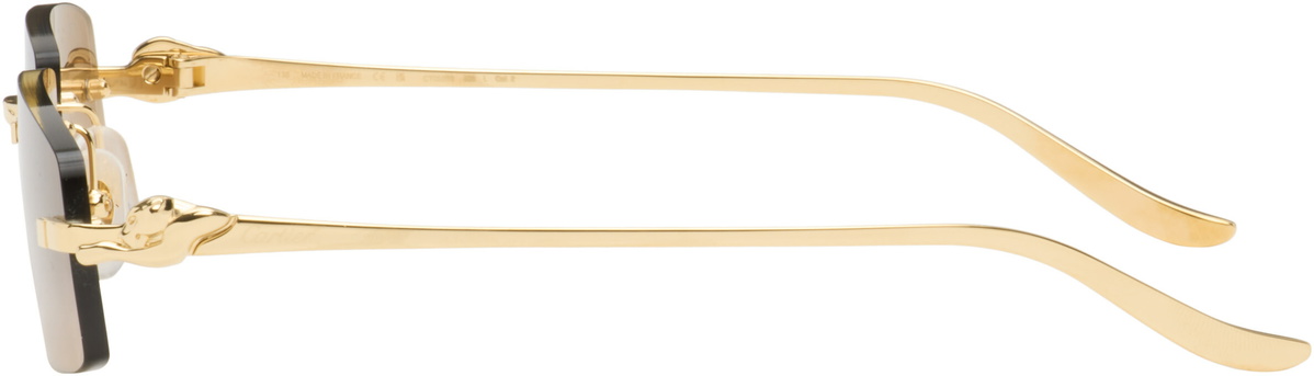 Cartier Gold 'Panthère de Cartier' Sunglasses