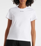 Alaïa Printed cotton jersey T-shirt