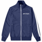 Palm Angels Men's Classic Track Jacket in Blue/White