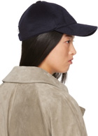 The Row Navy Caspian Cap