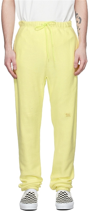 Photo: Advisory Board Crystals Yellow Cotton Lounge Pants