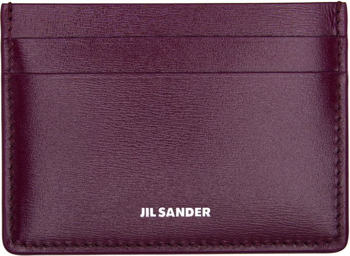 Photo: Jil Sander Burgundy Credit Card Holder