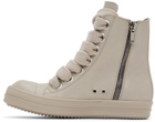 Rick Owens Off-White Jumbo Laced Sneakers