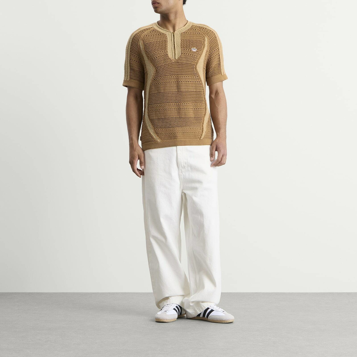 Adidas Men's Clot Knit Jersey By Edison Chen in Cardboard