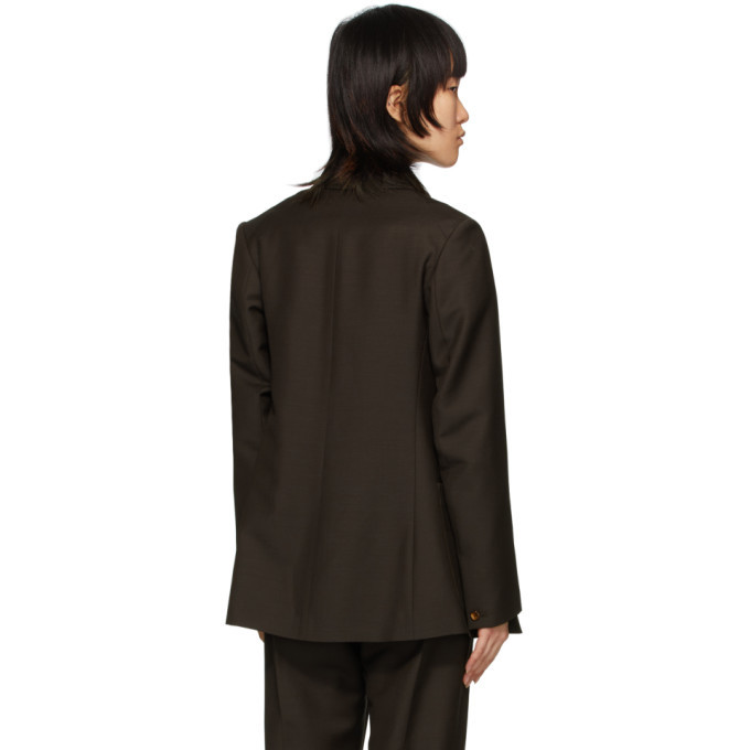 Eftychia Brown Different Sides Blazer
