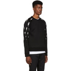 Neil Barrett Black Multi Lightning Sweatshirt