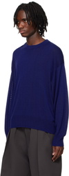 RAINMAKER KYOTO Blue Crewneck Sweater