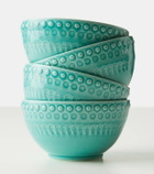 Bordallo Pinheiro Fantasia set of 4 ceramic bowls