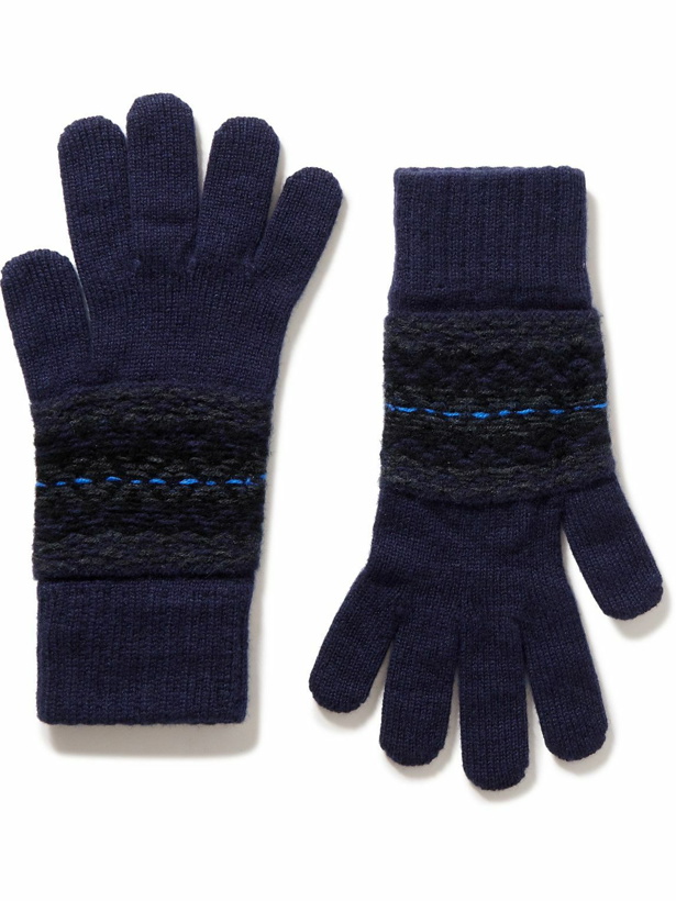Photo: Johnstons of Elgin - Reversible Fair Isle Cashmere Gloves