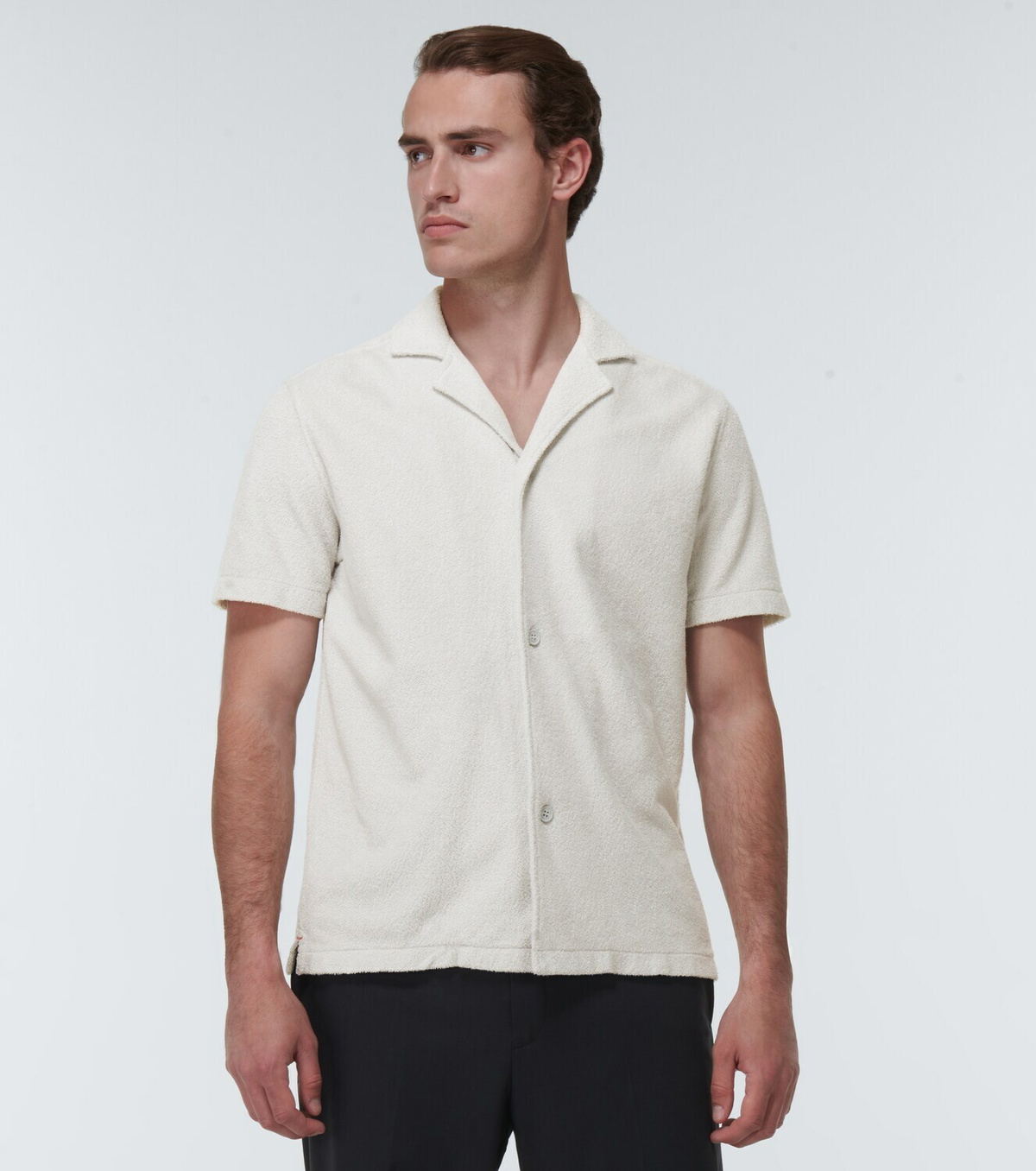Orlebar Brown Howell terry cotton shirt