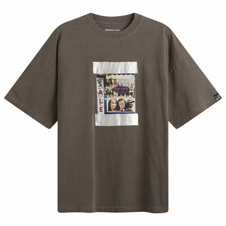 Photo: Martine Rose Women's Oversize T-Shirt in Brown Washed
