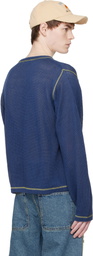 Carne Bollente Blue 'Spell It Out' Sweater
