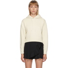 Valentino Off-White Cropped Hoodie