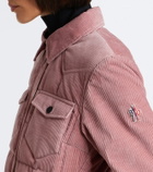 Moncler Grenoble Nangy down-paneled cotton corduroy jacket