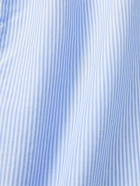 Sid Mashburn - Striped Cotton and Linen-Blend Shirt - Blue