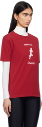 District Vision Red California Cotton T-shirt