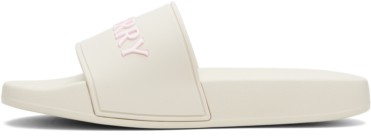 Burberry Beige Logo Slides
