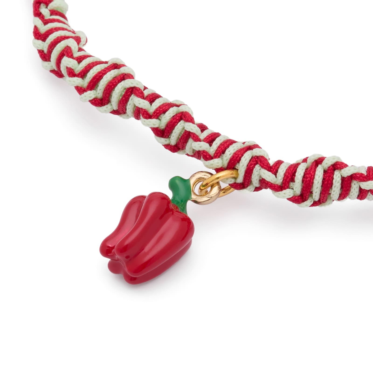 ALÉMAIS Women's Tesori Rossa Macrame Charm Bracelet in Multi 