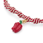 ALÉMAIS Women's Tesori Rossa Macrame Charm Bracelet in Multi 