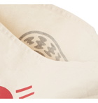 Human Made - Logo-Print Cotton-Canvas Tote Bag - White