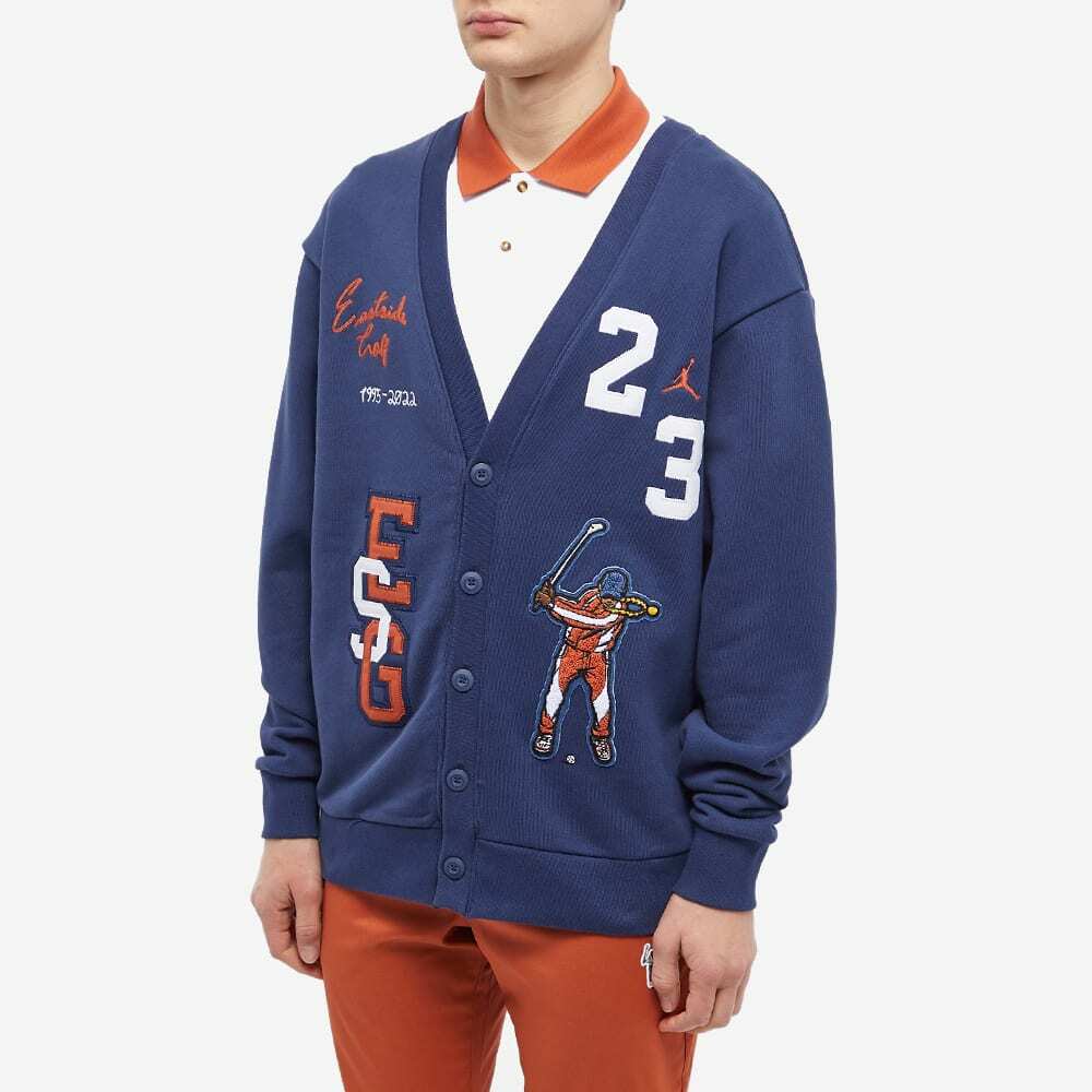 Air Jordan x Eastside Golf Cardigan in Midnight Navy/White//Burnt