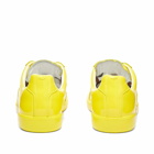 Maison Margiela Men's Replica Rubberised Leather Sneakers in Spectra Yellow