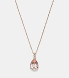 Bucherer Fine Jewellery Blush 18ct rose gold pendant necklace with morganite and diamonds