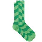 Socksss Bold Herringbone Socks in Fairway