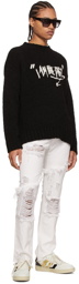 Just Cavalli Black Polyester Sweater
